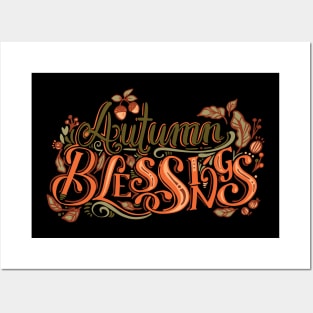 Autumn Blessings Posters and Art